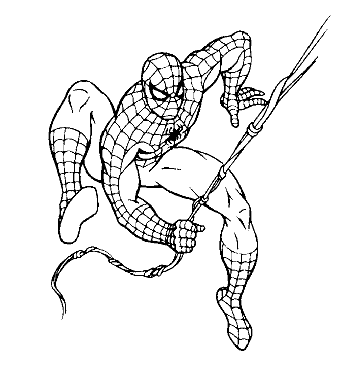 ultimate spiderman coloring pages - photo #49