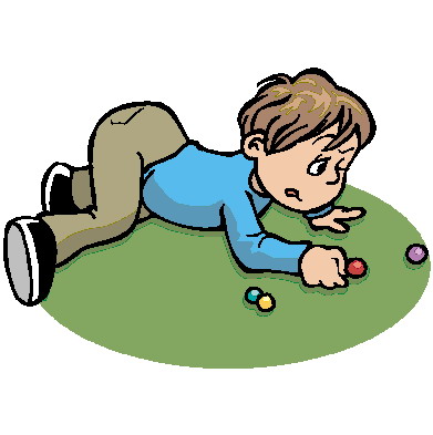 Playing marbles clip art