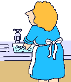 Washing up clip art