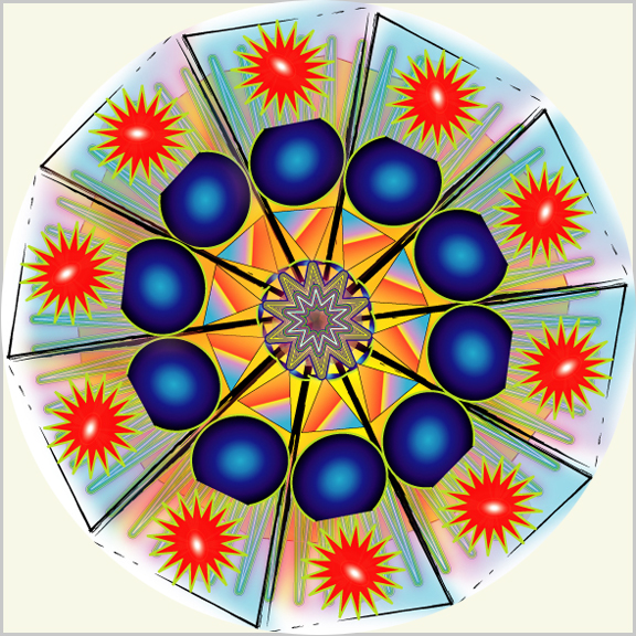 Kaleidoscope clip art
