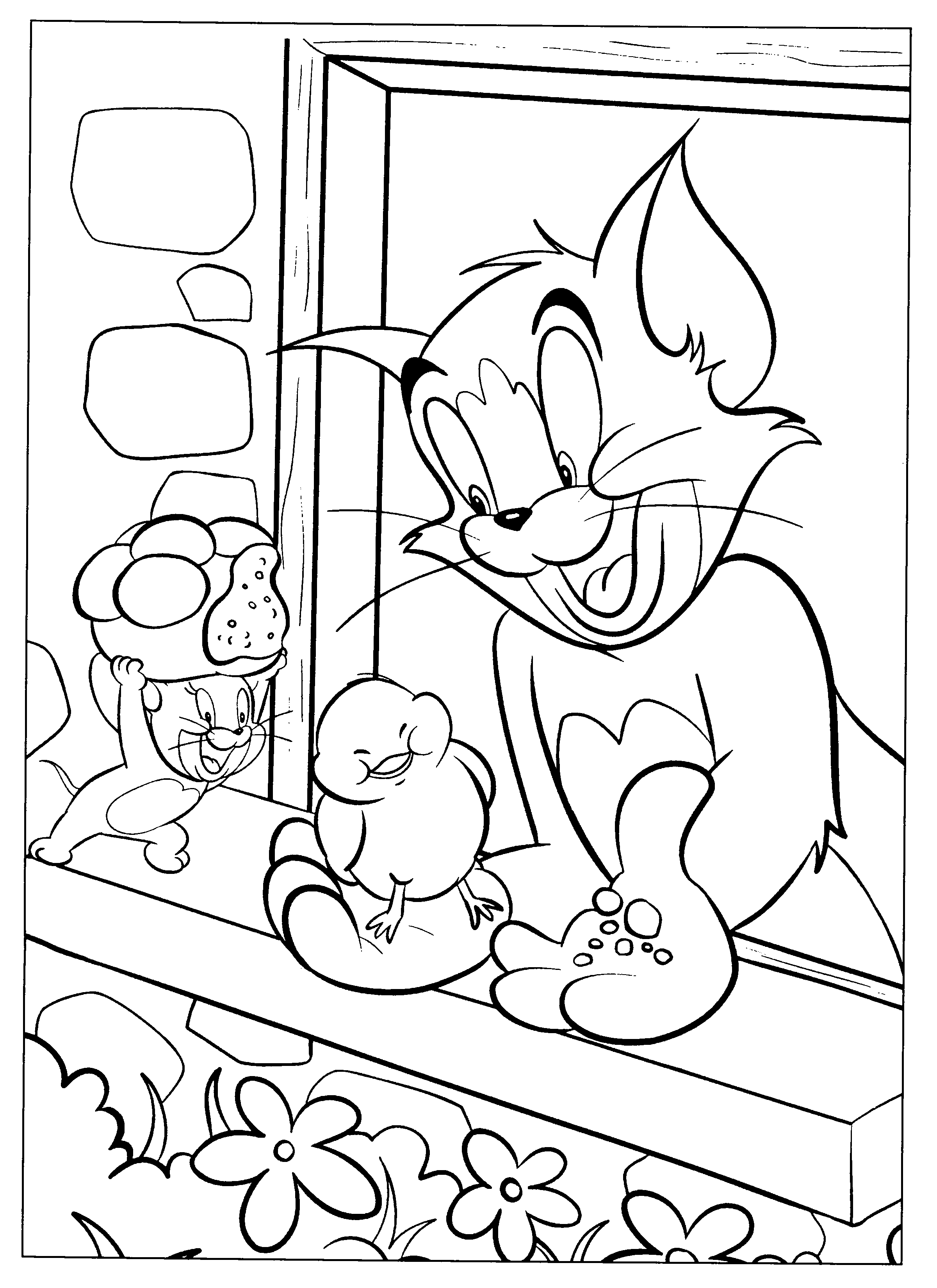 Coloring Page - Tom and jerry coloring pages 13