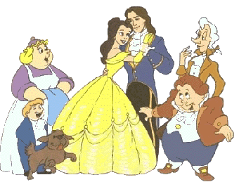 Belle and the beast disney gifs