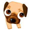 Pug dog graphics