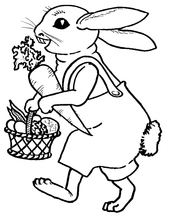 Colouring pictures easter graphics