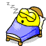Sleeping emoticons