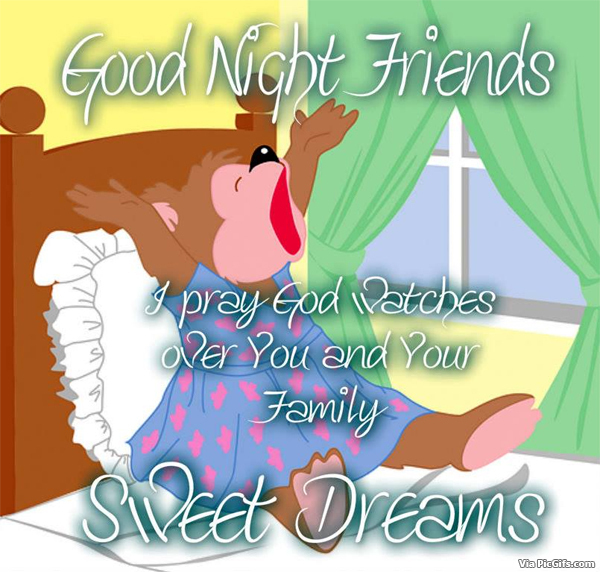 Good night facebook graphics