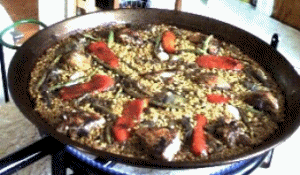 Paella food and drinks