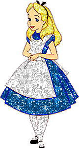 Alice in wonderland glitter gifs