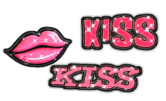 Kisses glitter gifs
