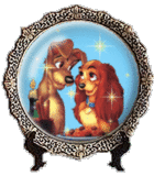 Lady and the tramp glitter gifs