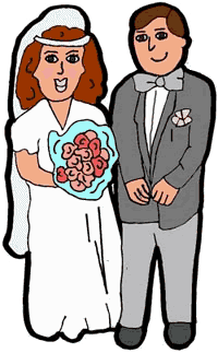 Bridal couple graphics