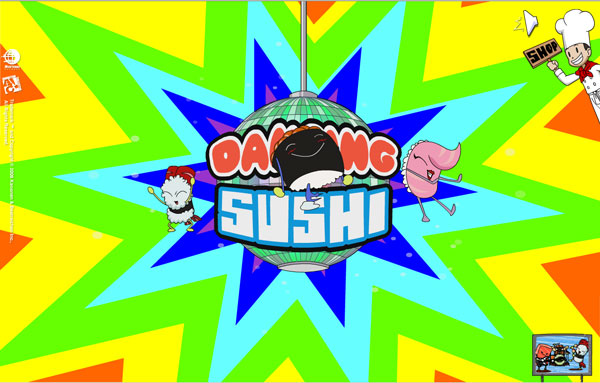 Dancing sushi graphics