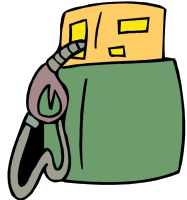 Petrol pump graphics