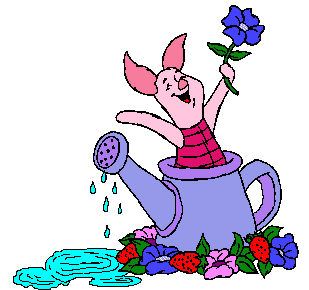 Flower gif Piglet