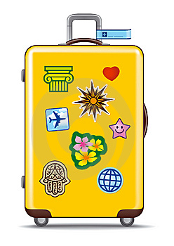 Suitcase graphics