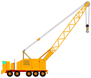 Crane operator job graphics