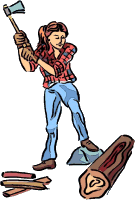 Lumberjack job graphics