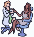 Pedicure and manicure job graphics