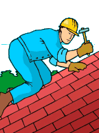 Roofer job graphics
