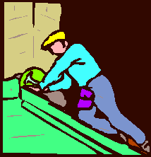 Roofer job graphics
