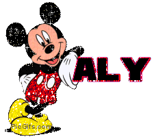 Aly name graphics