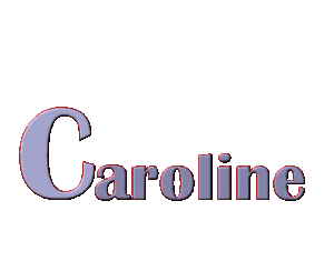 Caroline name graphics