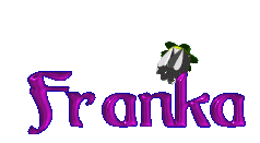 Franka name graphics