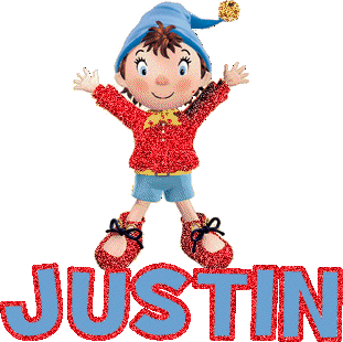 Justin name graphics