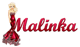 Malinka name graphics