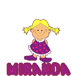 Miranda name graphics