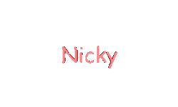 Nicky name graphics