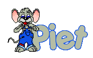 Piet name graphics