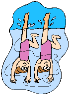 underwater dancing